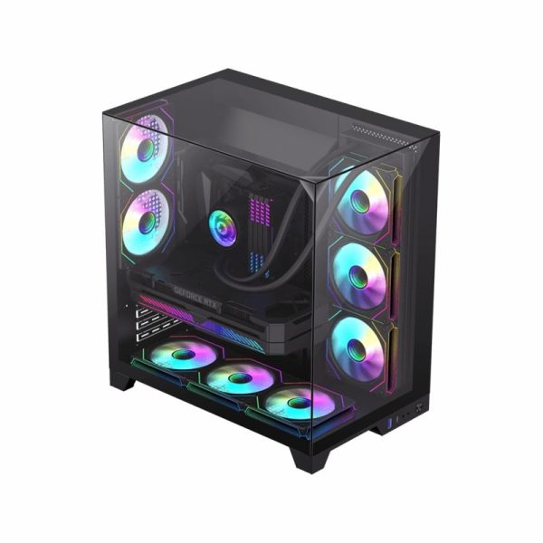 کیس گیمینگ گیم مکس مدل GAMEMAX Infinity Plus Black