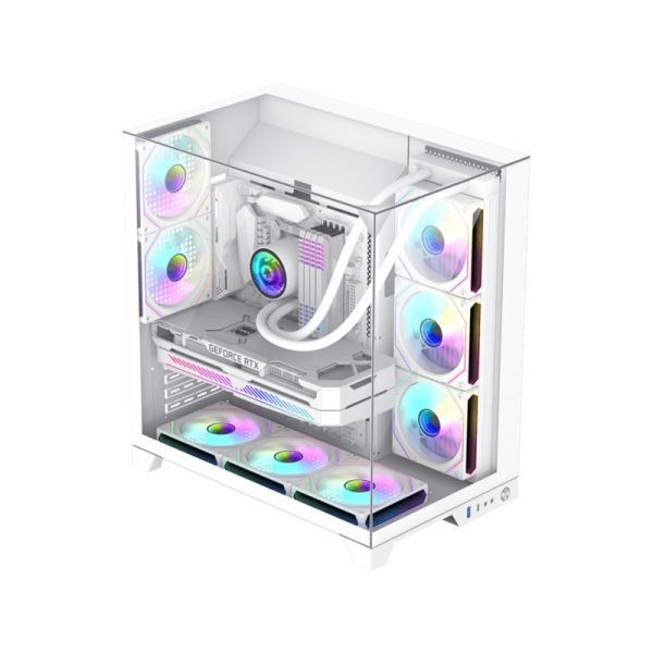 کیس گیمینگ گیم مکس مدل GAMEMAX Infinity Plus White