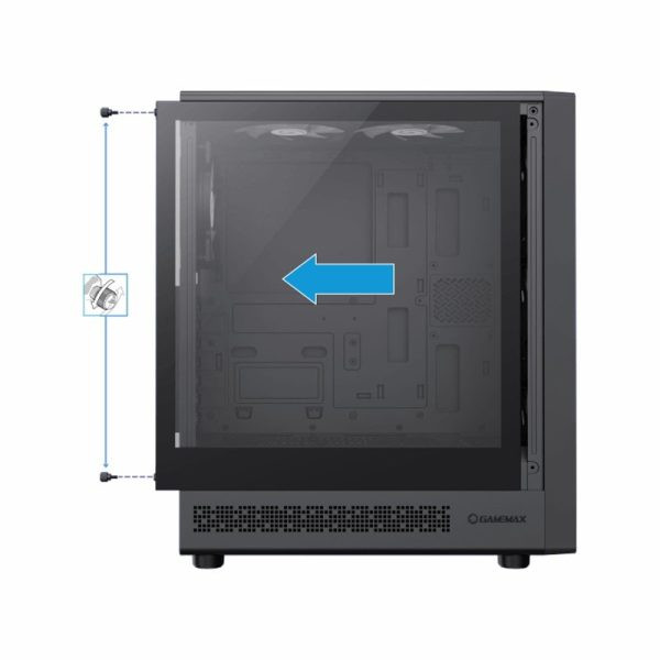 کیس گیمینگ گیم مکس مدل GAMEMAX Storm 2 Black