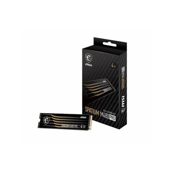اس اس دی ام اس آی مدل MSI SPATIUM M480 PRO 4TB M.2 SSD