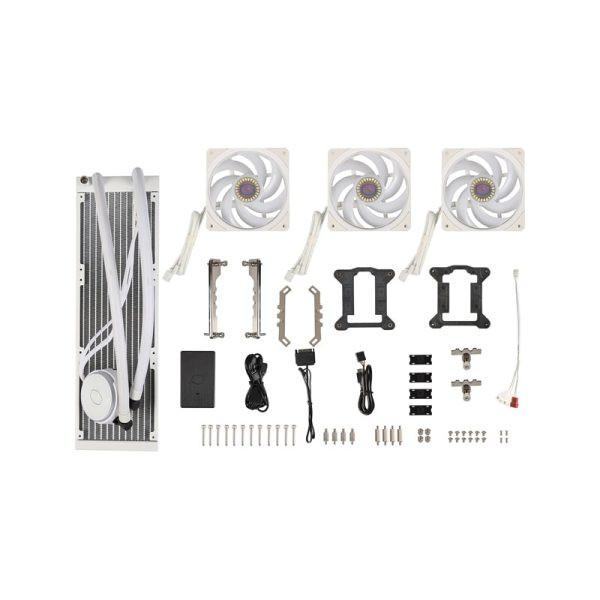 خنک کننده مایع کولر مستر مدل PL360 FLUX White