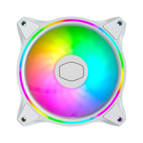 فن کیس کولر مستر مدل Cooler Master MASTERFAN MF120 WHITE HALO 3IN1