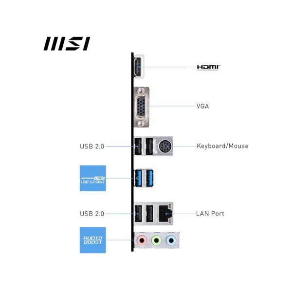مادربرد ام اس آی مدل MSI PRO B760M-P DDR5