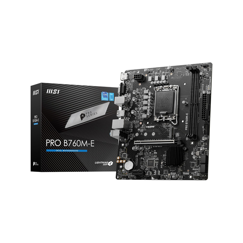 مادربرد ام اس آی مدل MSI PRO B760M-E DDR5