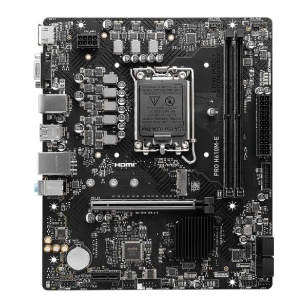 مادربرد ام اس آی مدل MSI PRO H610M-E DDR5