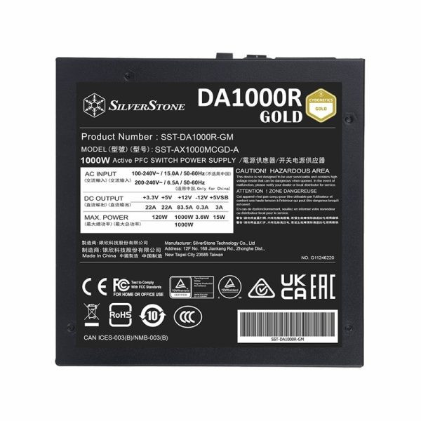 پاور سیلور استون مدل Sliver Stone DA1000R-GM