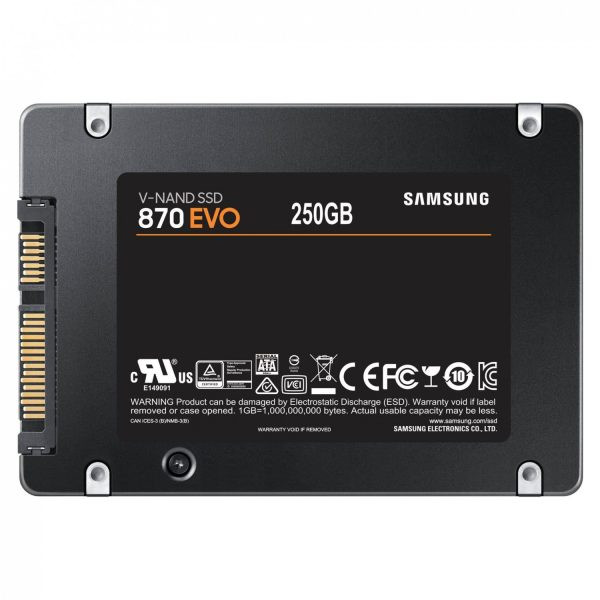اس اس دی سامسونگ مدل SAMSUNG 870EVO 250GB SATA SSD