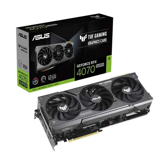 کارت گرافیک ایسوس TUF Gaming GeForce RTX 4070 SUPER OC Edition 12GB