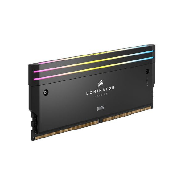 رم کورسیر مدل CORSAIR DOMINATOR TITANIUM RGB 32GB Dual 6600Mhz BLACK