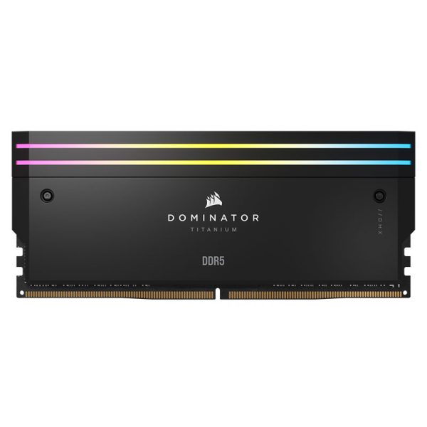 رم کورسیر مدل CORSAIR DOMINATOR TITANIUM 64GB(32GBx2) 6000 RGB BLACK CL30