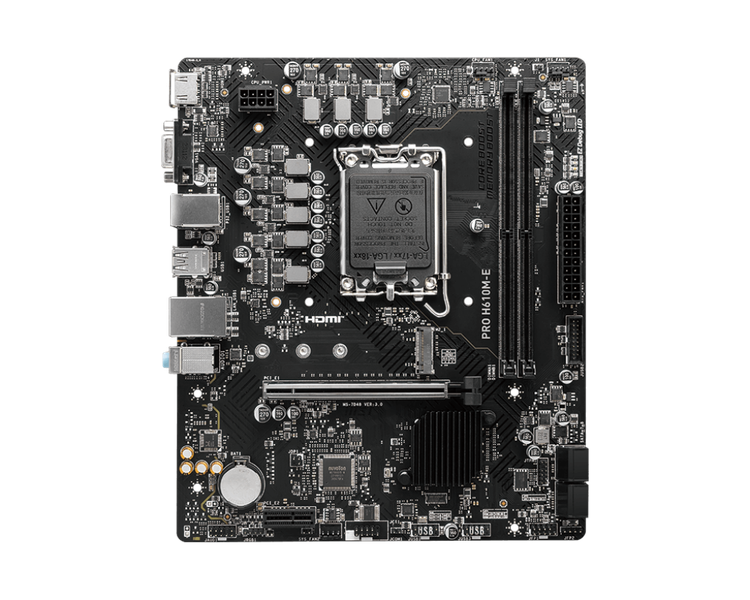 مادربرد ام اس آی مدل MSI PRO H610M-E DDR4