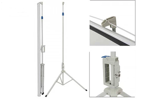 پرده نمایش پایه دار پروژکتور اسکوپ سایز Scope 250*250