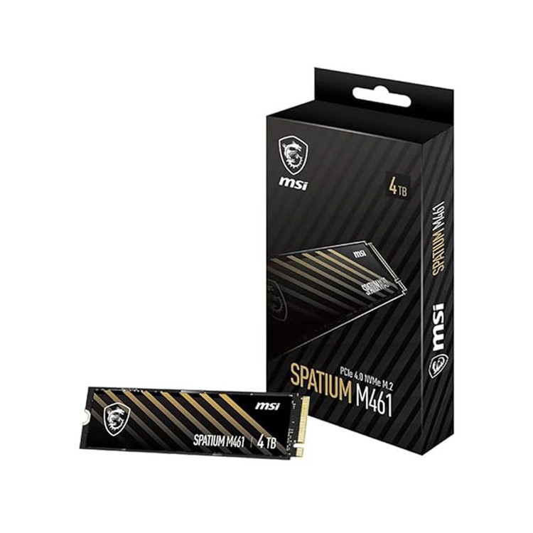 اس اس دی ام اس آی مدل MSI SPATIUM M461 4TB M.2 SSD