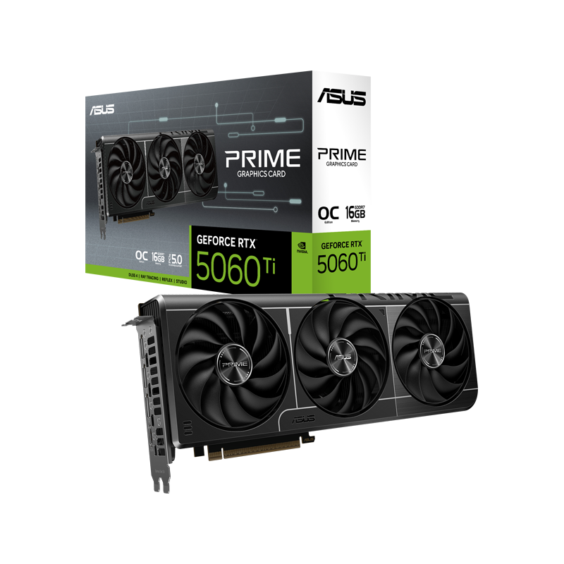 کارت گرافیک ایسوس مدل ASUS PRIME RTX 5060 TI OC 16GB