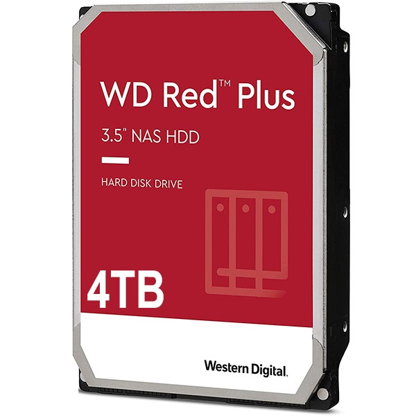 هارد اینترنال وسترن دیجیتال مدل Western Digital Red Plus 4TB WD40EFPX