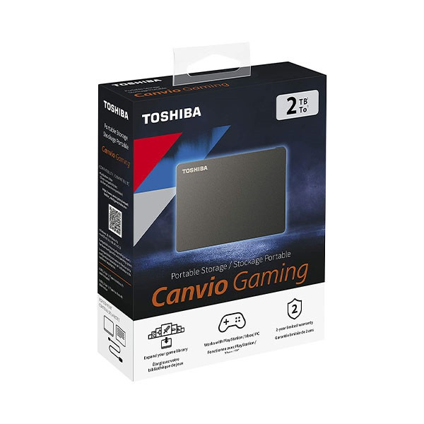 هارد اکسترنال ای توشیبا مدل Toshiba Canvio Gaming 2TB