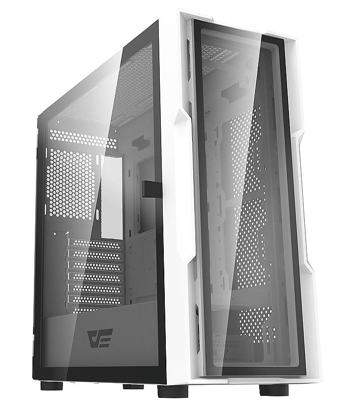 کیس کامپیوتر دارک فلش مدل DK431 Glass E-ATX WH