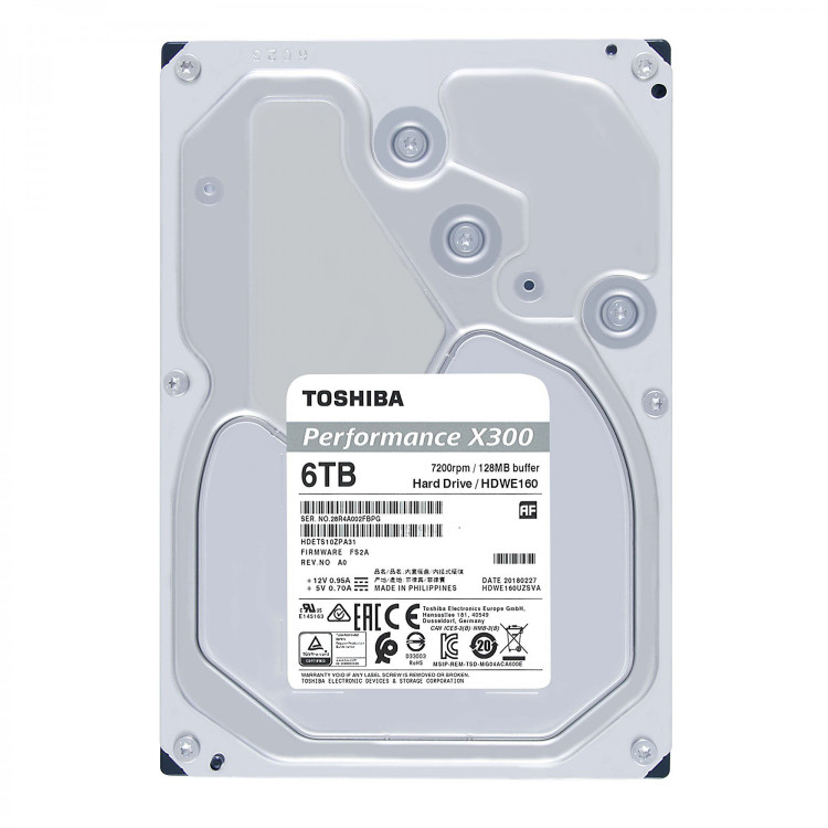 هارد اینترنال توشیبا X300 6TB