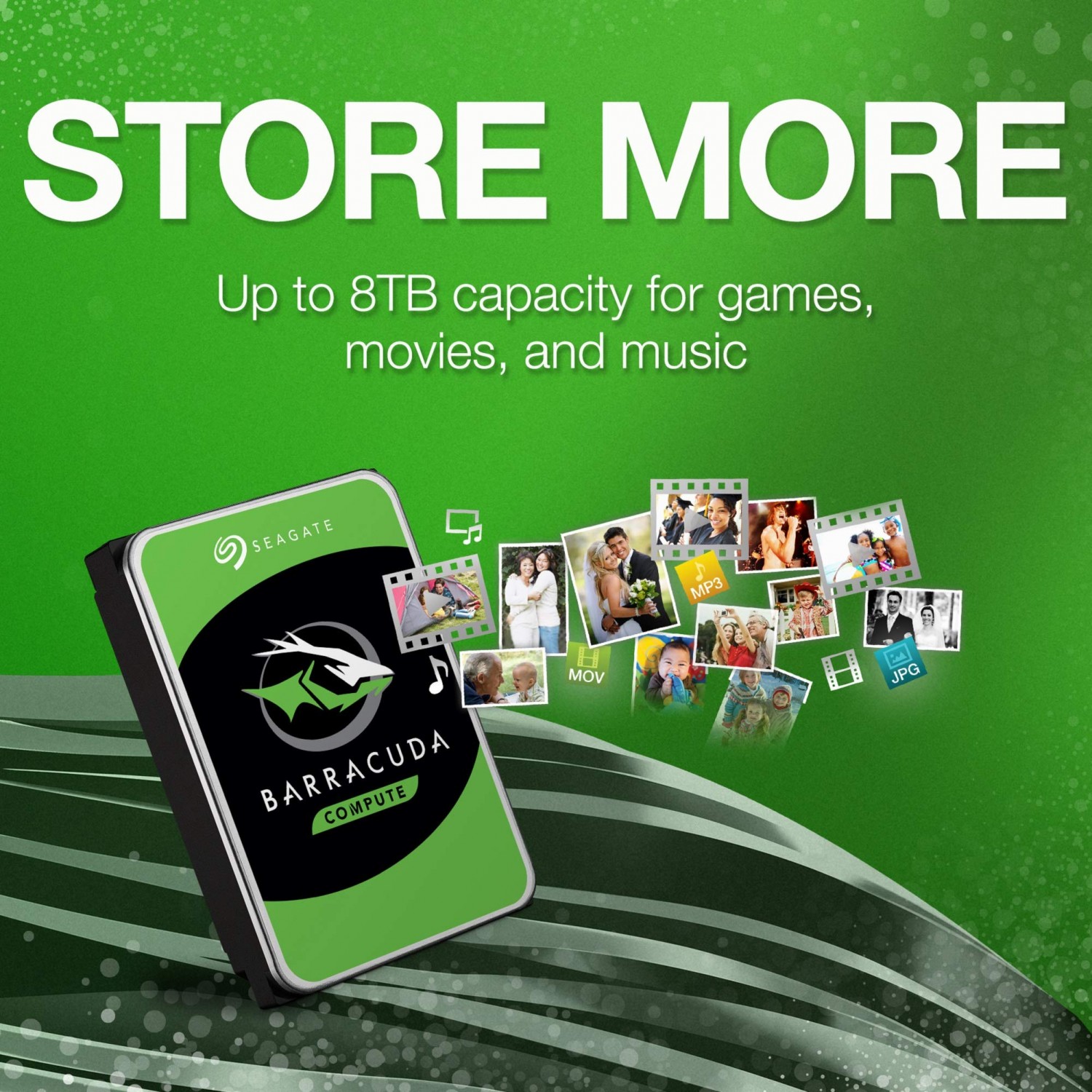 هارد اینترنال سیگیت BarraCuda 6TB