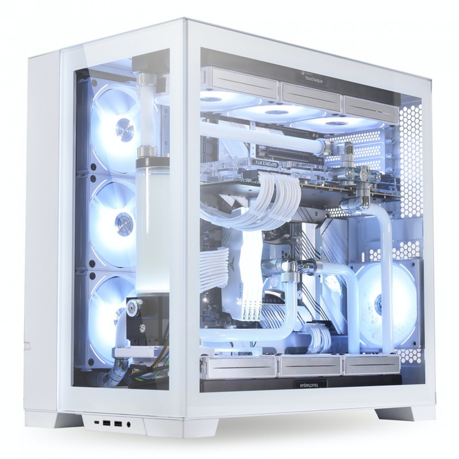 کیس گیمینگ لیان لی مدل LIAN LI O11 DYNAMIC EVO White
