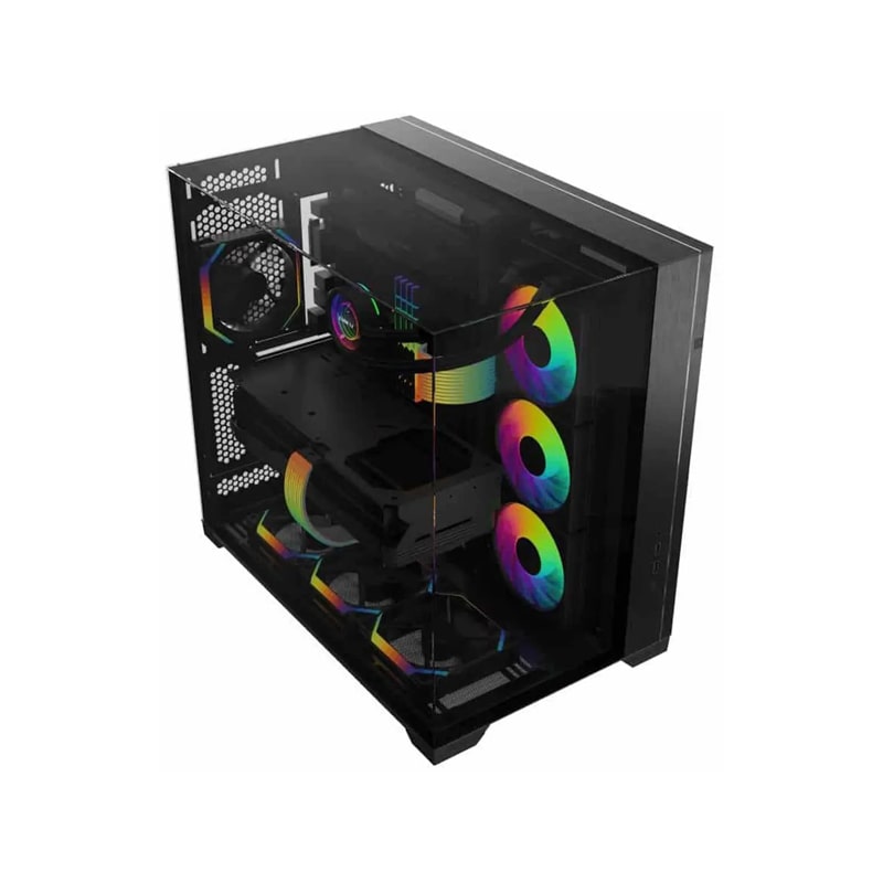 کیس گیمینگ لیان لی مدل LIAN LI O11 VISION Black