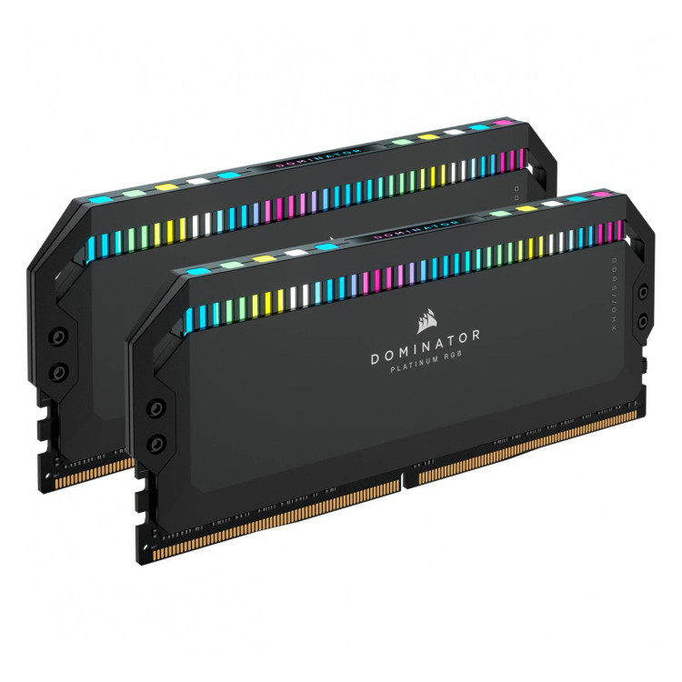 رم کورسیر مدل CORSAIR DOMINATOR PLATINUM RGB 64GB (DUAL) 5200MHz CL40 BLACK