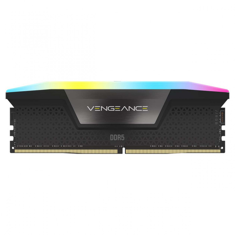 رم کورسیر مدل CORSAIR VENGEANCE RGB 64GB (DUAL) 5200MHz CL40 Black