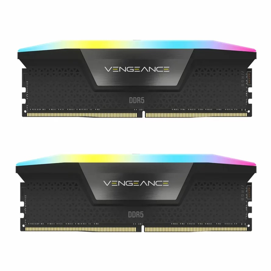 رم کورسیر مدل CORSAIR VENGEANCE 32GB(2x16GB) 6200Mhz RGB CL36