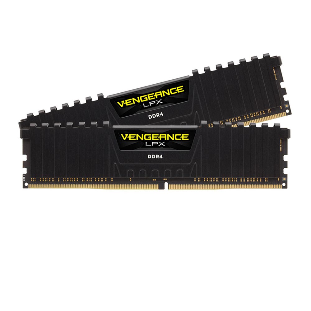 رم کورسیر مدل CORSAIR VENGEANCE LPX 16GB (DUAL) 3200Mhz CL16 BLACK