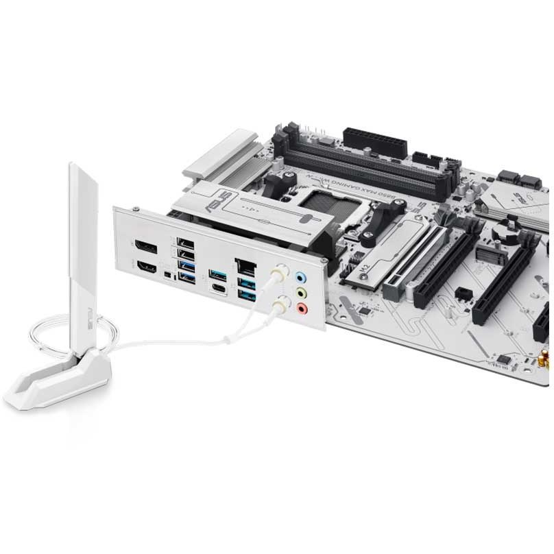 مادربرد ایسوس مدل ASUS B850 MAX GAMING WIFI WHITE DDR5
