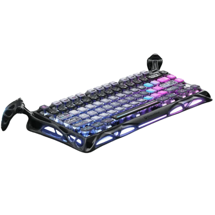 کیبورد گیمینگ گراوا استار مدل GravaStar Mercury K1 Pro - Galaxy Black