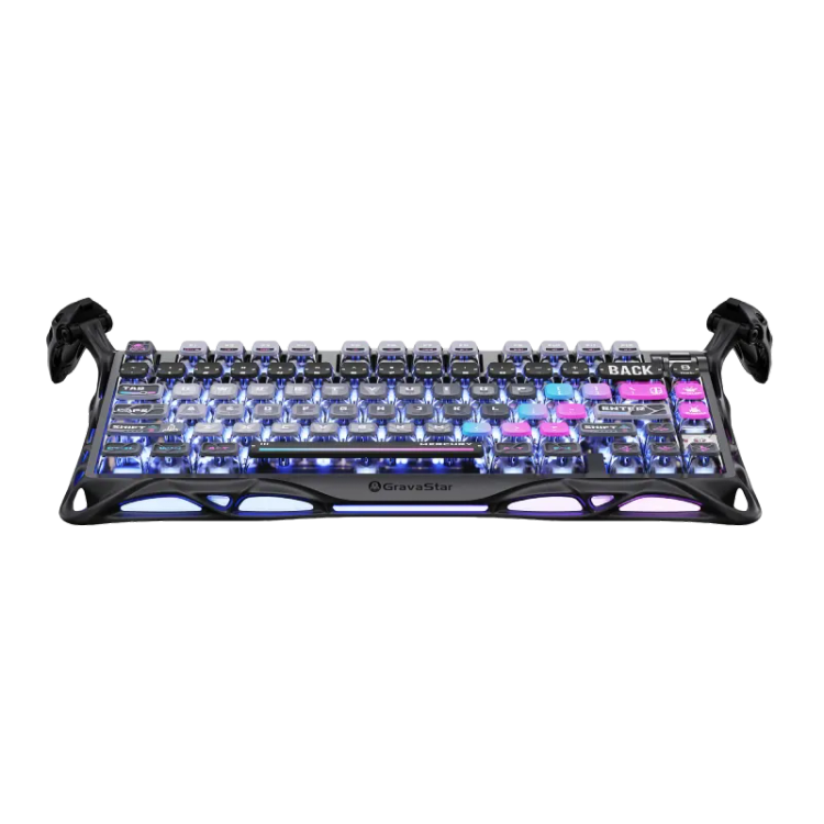 کیبورد گیمینگ گراوا استار مدل GravaStar Mercury K1 Pro - Galaxy Black
