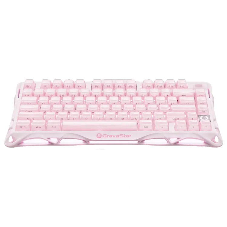 کیبورد گیمینگ گراوا استار مدل GravaStar Mercury K1 - Sakura Pink
