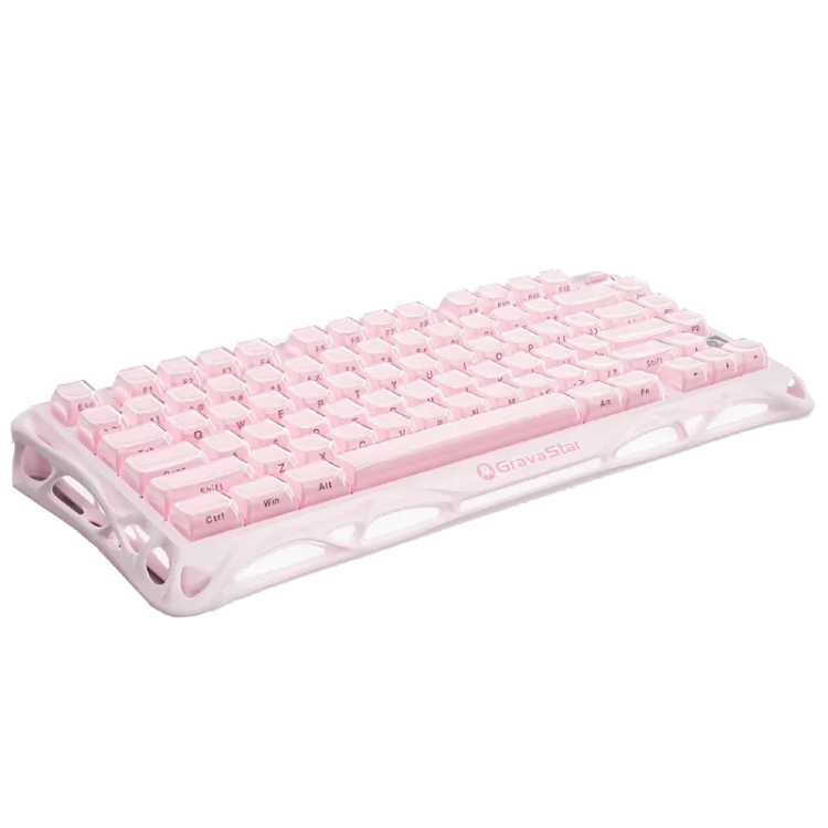 کیبورد گیمینگ گراوا استار مدل GravaStar Mercury K1 - Sakura Pink