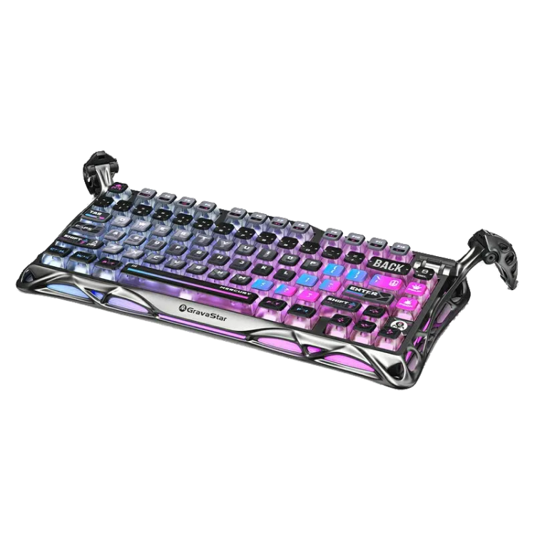 کیبورد گیمینگ گراوا استار مدل GravaStar Mercury K1 Pro - Cyberpunk