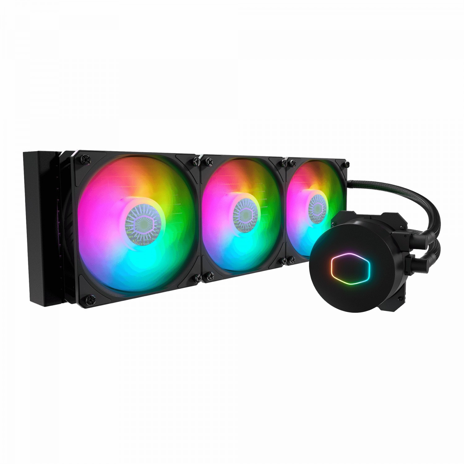 فن خنک کننده پردازنده کولر مستر مدل CoolerMaster ML360L ARGB Black