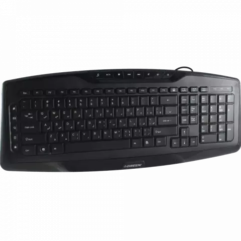 کیبورد با سیم گرین GK-501 Official