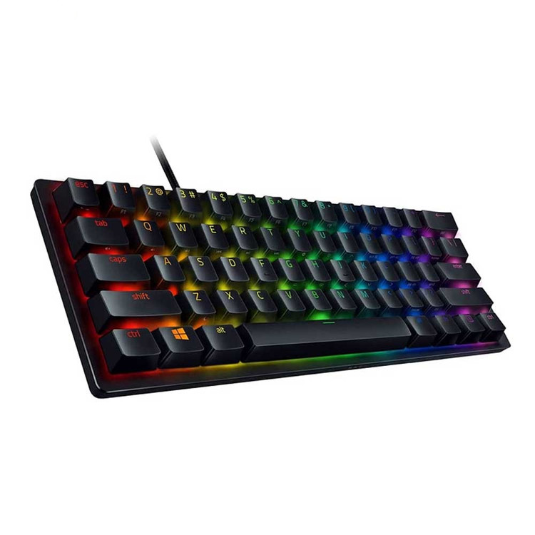 کیبورد ریزر مدل Razer Huntsman Mini Purple Switch