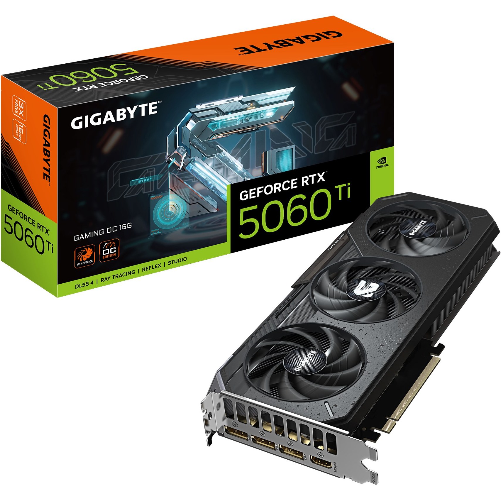 کارت گرافیک گیگابایت GIGABYTE RTX 5060 Ti 16GB OC Gaming