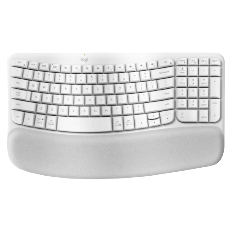 کیبورد بی سیم لاجیتک مدل Logitech Wave Keys White