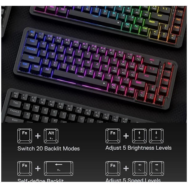کیبورد ردراگون مدل Redragon Nova K709 Black RGB