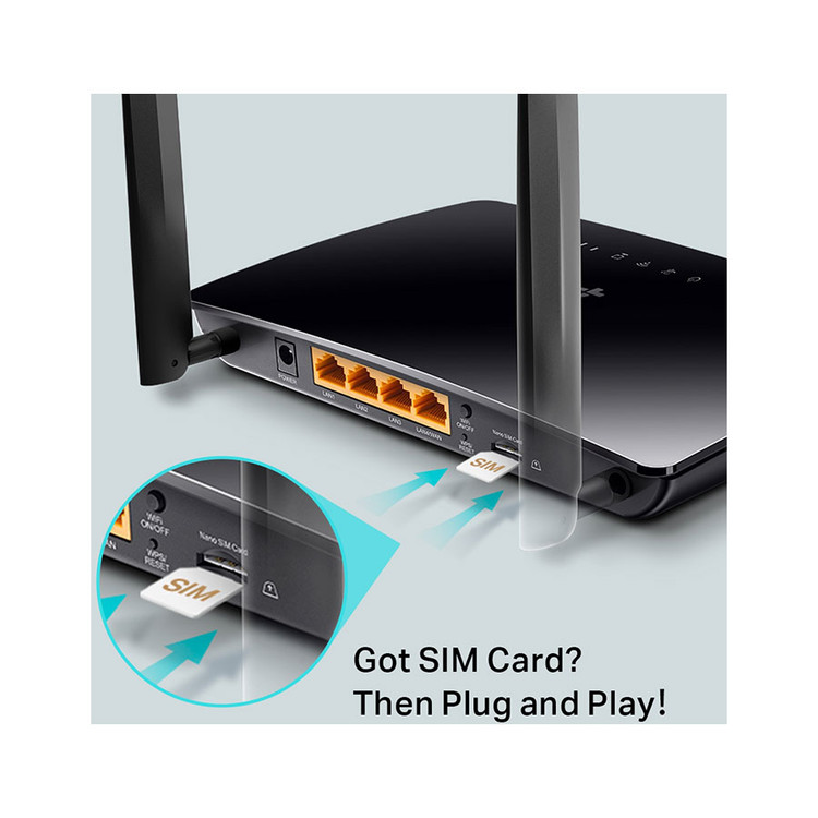 مودم روتر 3G/4G/5G تی پی لینک Archer MR400 AC1200 بی سیم دو آنتن