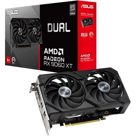 ASUS Dual Radeon RX 9060 XT 8GB Graphics Card