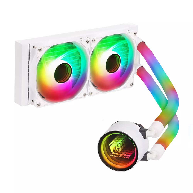 خنک کننده پردازنده گرین مدل GREEN GLACIER 240 STREAM ARGB