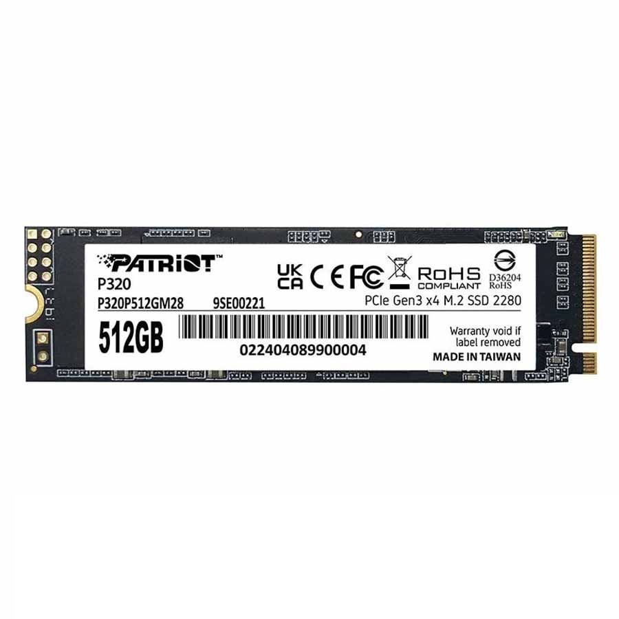 اس اس دی پاتریوت مدل PATRIOT P320 512GB M.2 SSD