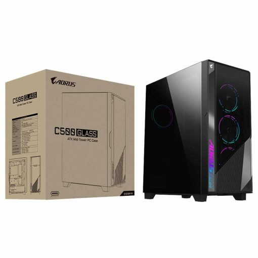 کیس گیمینگ گیگابایت مدل GIGABYTE AORUS C500 GLASS