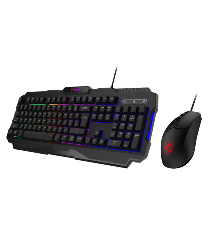 کیبورد و موس گیمینگ ام اس آی FORGE GK100 COMBO