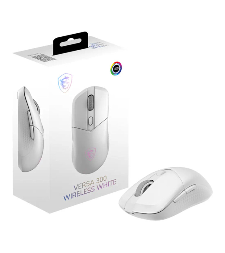 موس گیمینگ ام اس آی مدل MSI VERSA 300 White