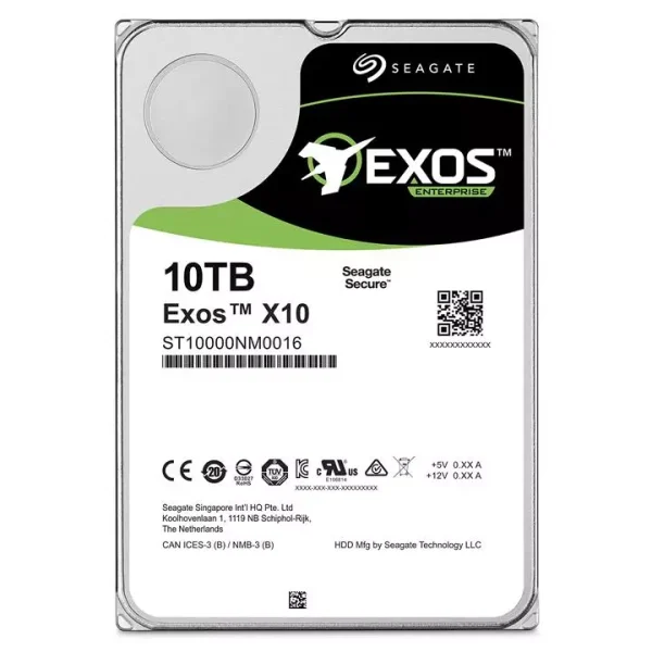 حافظه اچ دی دی اینترنال سیگیت مدل Exos 017B ظرفیت 10 ترابایت