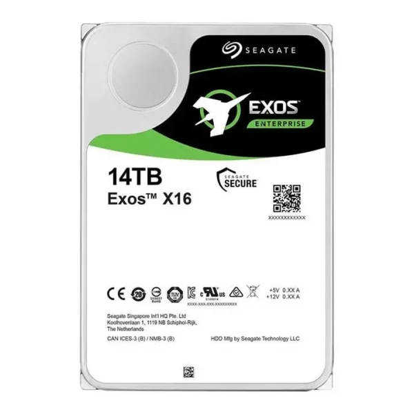 هارد دیسک اینترنال سیگیت مدل EXOS X16 ST14000NM005G ظرفیت 14 ترابایت